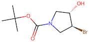 tert-Butyl trans-3-bromo-4-hydroxypyrrolidine-1-carboxylate