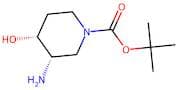 (3S,4R)-tert-Butyl 3-amino-4-hydroxypiperidine-1-carboxylate
