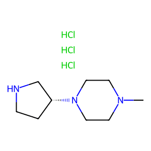 (R)-1-Methyl-4-(pyrrolidin-3-yl)piperazine trihydrochloride