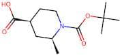 (2S,4S)-1-(tert-butoxycarbonyl)-2-methylpiperidine-4-carboxylic acid