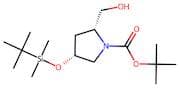 (2R,4R)-tert-Butyl 4-((tert-butyldimethylsilyl)oxy)-2-(hydroxymethyl)pyrrolidine-1-carboxylate
