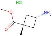Methyl (1s,3s)-3-amino-1-methylcyclobutane-1-carboxylate hydrochloride