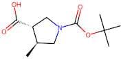 (3S,4S)-1-[(tert-Butoxy)carbonyl]-4-methylpyrrolidine-3-carboxylic acid