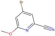 4-Bromo-6-methoxypicolinonitrile
