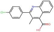 2-(4-Chlorophenyl)-3-methylquinoline-4-carboxylic acid
