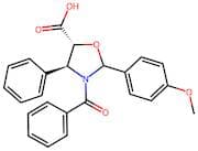 (4S,5R)-3-Benzoyl-2-(4-methoxyphenyl)-4-phenyloxazolidine-5-carboxylic acid