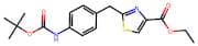 Ethyl 2-(4-((tert-butoxycarbonyl)amino)benzyl)thiazole-4-carboxylate