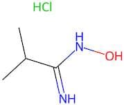 Propanimidamide, N-hydroxy-2-methyl- (hydrochloride) (1:1)