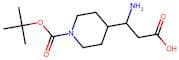 3-Amino-3-(1-(tert-butoxycarbonyl)piperidin-4-yl)propanoic acid