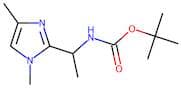 1-(1,4-Dimethyl-1H-imidazol-2-yl)ethanamine, N-BOC protected