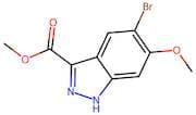 5-Bromo-6-methoxy-1H-indazole-3-carboxylic acid methyl ester