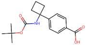 4-(1-((tert-Butoxycarbonyl)amino)cyclobutyl)benzoic acid