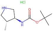 tert-Butyl (3S,4R)-4-methylpyrrolidin-3-ylcarbamate hydrochloride