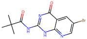 N-(6-Bromo-4-oxo-1,4-dihydropyrido[2,3-d]pyrimidin-2-yl)pivalamide