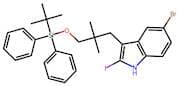 5-Bromo-3-(3-((tert-butyldiphenylsilyl)oxy)-2,2-dimethylpropyl)-2-iodo-1H-indole