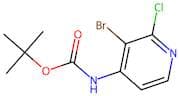 (3-Bromo-2-chloro-pyridin-4-yl)-carbamic acid tert-butyl ester