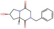 (7R,8aS)-2-Benzyl-7-hydroxyhexahydropyrrolo[1,2-a]pyrazine-1,4-dione