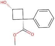 cis-Methyl 3-hydroxy-1-phenylcyclobutanecarboxylate