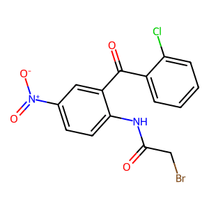 2-Bromo-N-[2-(2-chlorobenzoyl)-4-nitrophenyl]acetamide