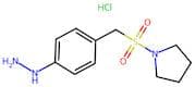 1-((4-Hydrazinylbenzyl)sulfonyl)pyrrolidine hydrochloride