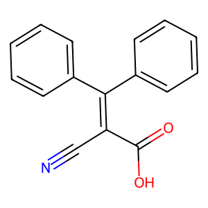 2-Cyano-3,3-diphenylpropenoic acid