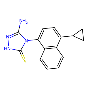 3-Amino-4-(4-cyclopropylnaphthalen-1-yl)-4H-1,2,4-triazole-5-thiol