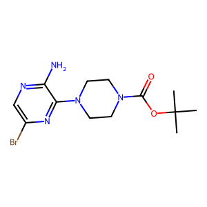 1-Boc-4-(3-Amino-6-bromopyrazin-2-yl)piperazine