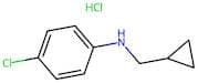 Benzenamine, 4-chloro-N-(cyclopropylmethyl)-, hydrochloride (1:1)