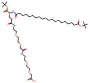 (S)-22-(tert-Butoxycarbonyl)-45,45-dimethyl-10,19,24,43-tetraoxo-3,6,12,15,44-pentaoxa-9,18,23-tri…