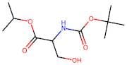 (S)-Isopropyl 2-((tert-butoxycarbonyl)amino)-3-hydroxypropanoate