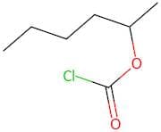 Chlorocarbonic acid-(1-methyl-pentyl ester)