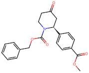 benzyl (2S)-2-(4-methoxycarbonylphenyl)-4-oxo-piperidine-1-carboxylate