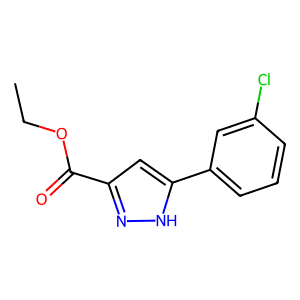 Ethyl 5-(3-chlorophenyl)pyrazole-3-carboxylate