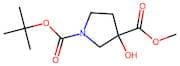 1-O-tert-butyl 3-O-methyl 3-hydroxypyrrolidine-1,3-dicarboxylate