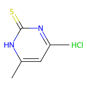 2(1H)-Pyrimidinethione, 4,6-dimethyl-, monohydrochloride
