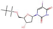 1-((2R,4S,5R)-5-(((tert-Butyldimethylsilyl)oxy)methyl)-4-hydroxytetrahydrofuran-2-yl)-5-iodopyrimi…