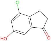 4-Chloro-6-hydroxy-2,3-dihydro-1H-inden-1-one