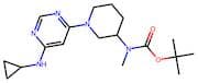 tert-Butyl (1-(6-(cyclopropylamino)pyrimidin-4-yl)piperidin-3-yl)(methyl)carbamate