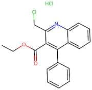 Ethyl 2-(chloromethyl)-4-phenylquinoline-3-carboxylate hydrochloride