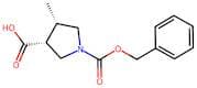 (3R,4S)-1-Cbz-4-methylpyrrolidine-3-carboxylic acid