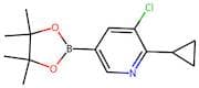 3-Chloro-2-cyclopropyl-5-(4,4,5,5-tetramethyl-1,3,2-dioxaborolan-2-yl)pyridine