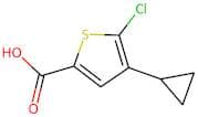 5-Chloro-4-cyclopropylthiophene-2-carboxylic acid