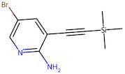 5-Bromo-3-((trimethylsilyl)ethynyl)pyridin-2-amine