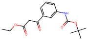 Ethyl 3-(3-((tert-butoxycarbonyl)amino)phenyl)-3-oxopropanoate