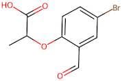 2-(4-Bromo-2-formylphenoxy)propanoic acid