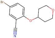 5-Bromo-2-((tetrahydro-2H-pyran-4-yl)oxy)benzonitrile