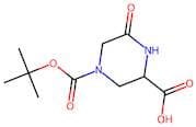 4-(tert-Butoxycarbonyl)-6-oxopiperazine-2-carboxylic acid