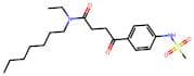 N-Ethyl-N-heptyl-4-(4-(methylsulfonamido)phenyl)-4-oxobutanamide