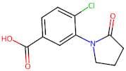 4-Chloro-3-(2-oxopyrrolidin-1-yl)benzoic acid