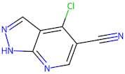 4-Chloro-1H-pyrazolo[3,4-b]pyridine-5-carbonitrile